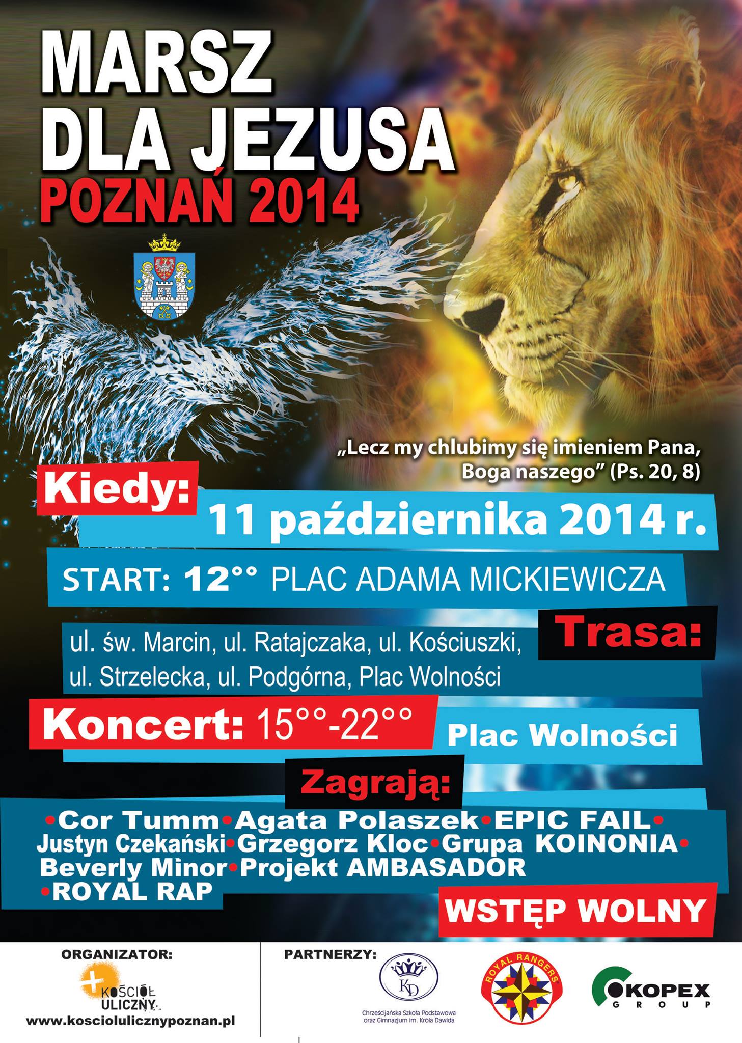 Marsz dla Jezusa przejdzie ulicami Poznania!